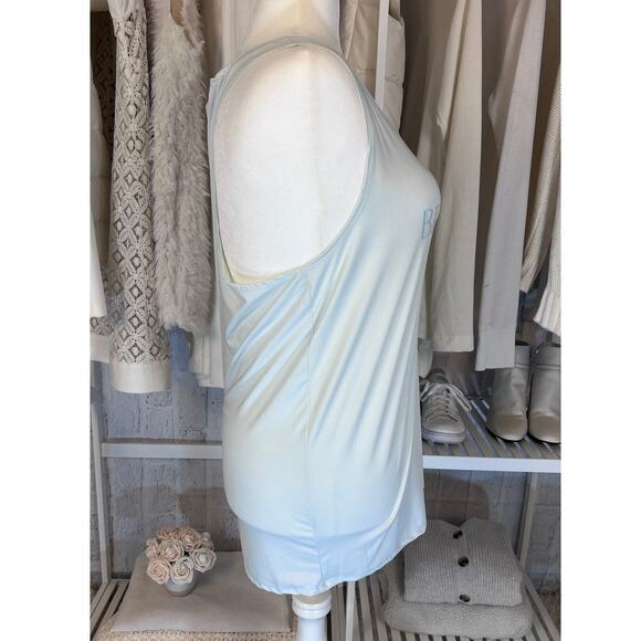 Ms. to Mrs. Womens Sz 3X Bride Vibes Only Light Blue Bridal Racerback Tank #0182 - Picture 4 of 6